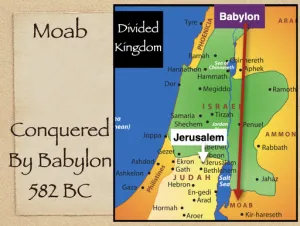 Click to enlarge image. Jeremiah 48 - Moab Conquered By Babylon In 582 Bc