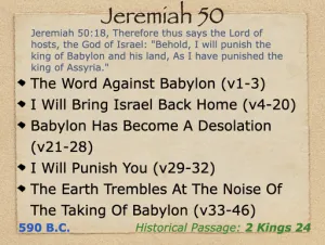 Jeremiah 50 Outline