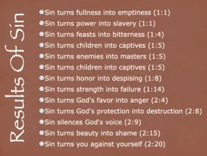 Click to enlarge image. Lamentations 2 Results Of Sin