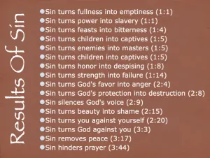 Click to enlarge image. Lamentations 3 Results Of Sin