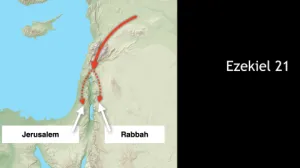 Click to enlarge image. Ezekiel 21 - King Of Babylon At A Fork In The Road