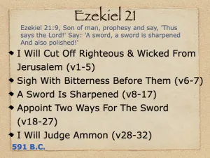 Click to enlarge image. Ezekiel 21 Outline