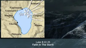 Click to enlarge image. Luke 8 - Sea Of Galilee Storm