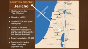 Click to enlarge image. Luke 18 - Location Profile Jericho
