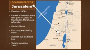 Click to enlarge image. Luke 1 - Location Profile Jerusalem