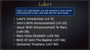 Luke 1 Outline
