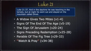 Click to enlarge image. Luke 21 Outline
