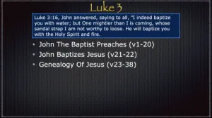 Luke 3 Outline